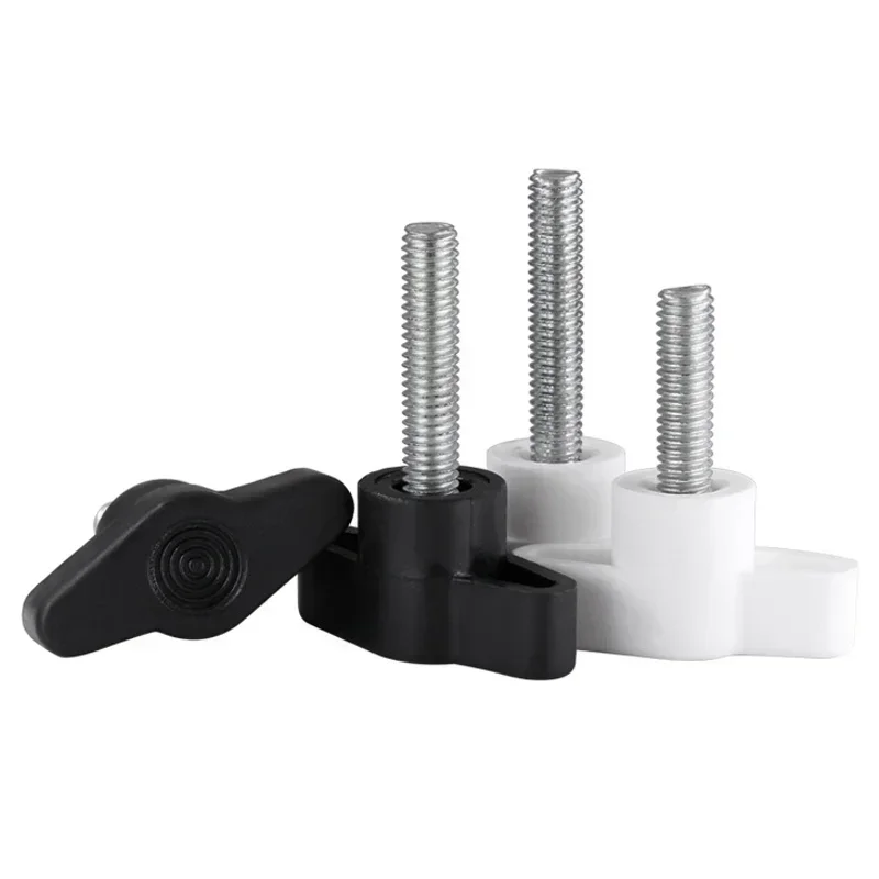 3/5/10 Pcs 304 Stainless Steel Screws Set Hand Tighten Handle Bolts Z-handle Hand Knob Screw Kit Bakelite Thumb Tighten Screw M4