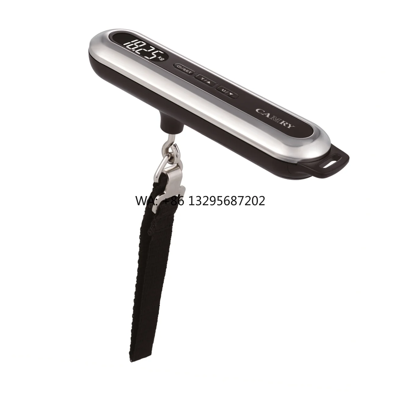 

Весы для чемодана, цифровые весы из нержавеющей стали с ЖК-дисплеем, электронные весы 50 кг/110 фунтов, дорожные весы для багажа