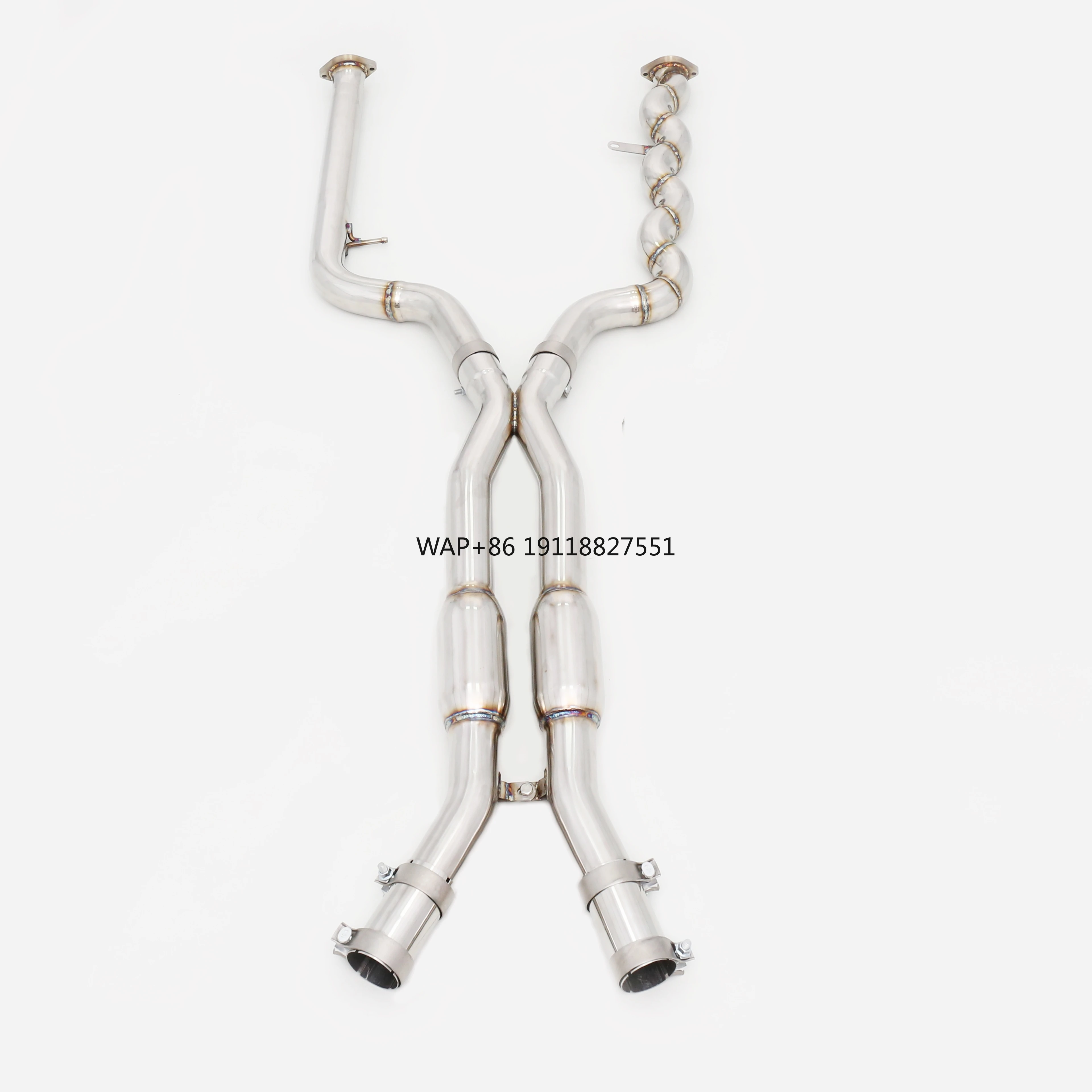 

Factory Customization for M3/M4 G80/G82 Stainless Steel 304 Equal Length Midpipe Middle Exhaust Pipe