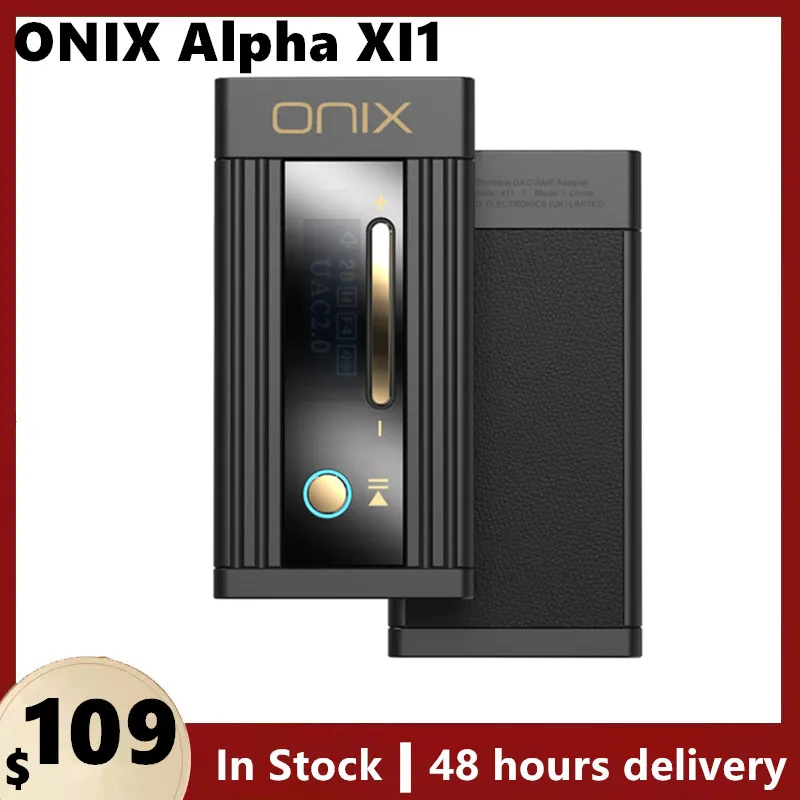 

ONIX Alpha XI1 Protable USB DAC AMP Headphone Amplifier 2* CS43198 2* SGM8262-2 chips PCM768 DSD512 3.5mm+4.4mm Output Shanling