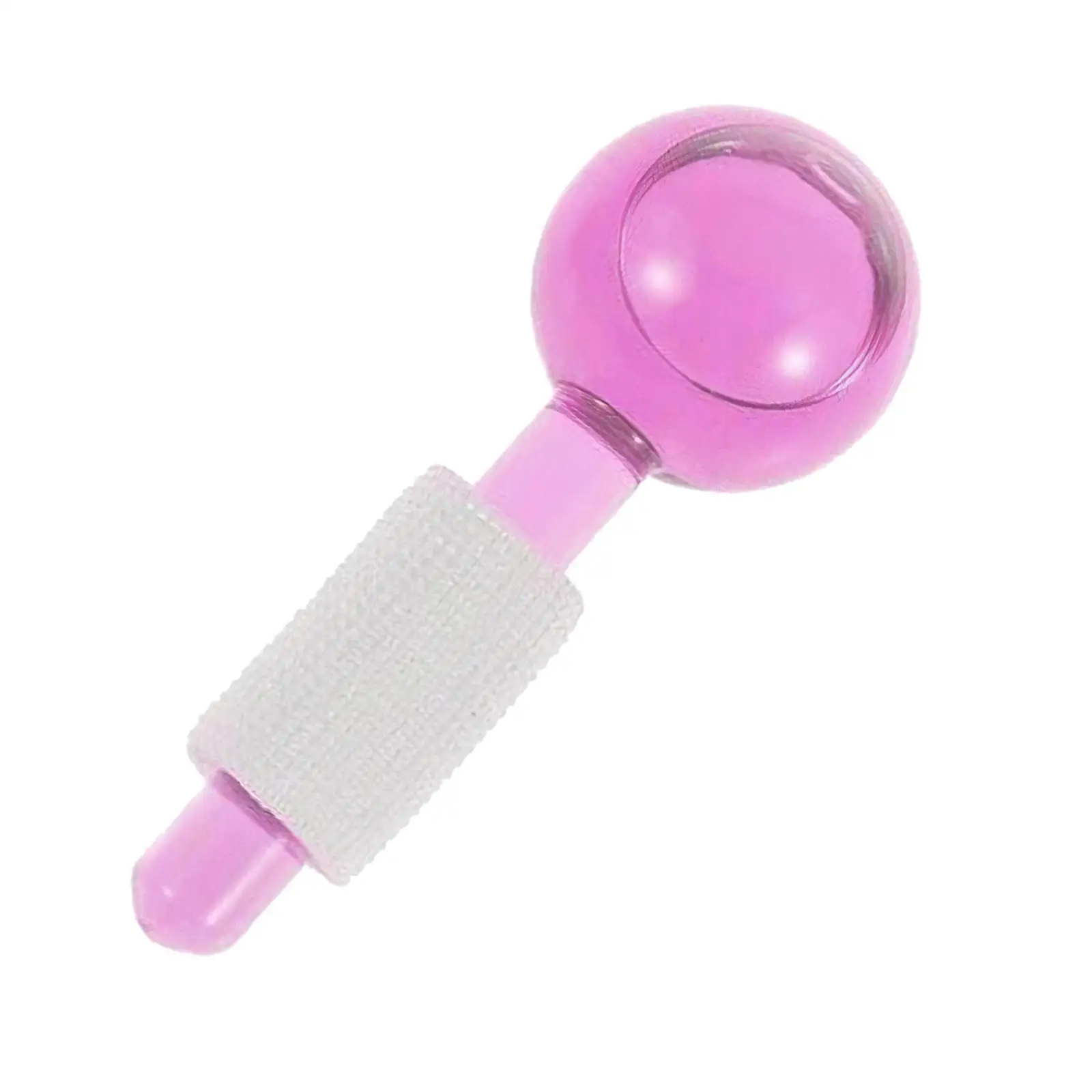 ลูกบอลคริสตัลน้ำแข็งสำหรับดูแลผิวหน้าและลำคอ สีฟ้า