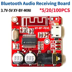 Bluetooth 5.0オーディオレシーバーボード,mp3コードレスステレオミュージックモジュール,3.7-5V,xy-bt-mini