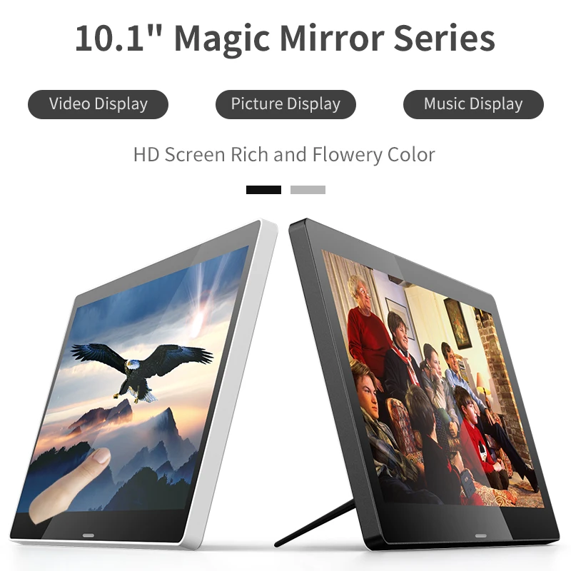 Screen Full hd 1080p Sd Card Led Display Digital Photo Frame With Rechargeable Battery 12 14 15.4 Inch