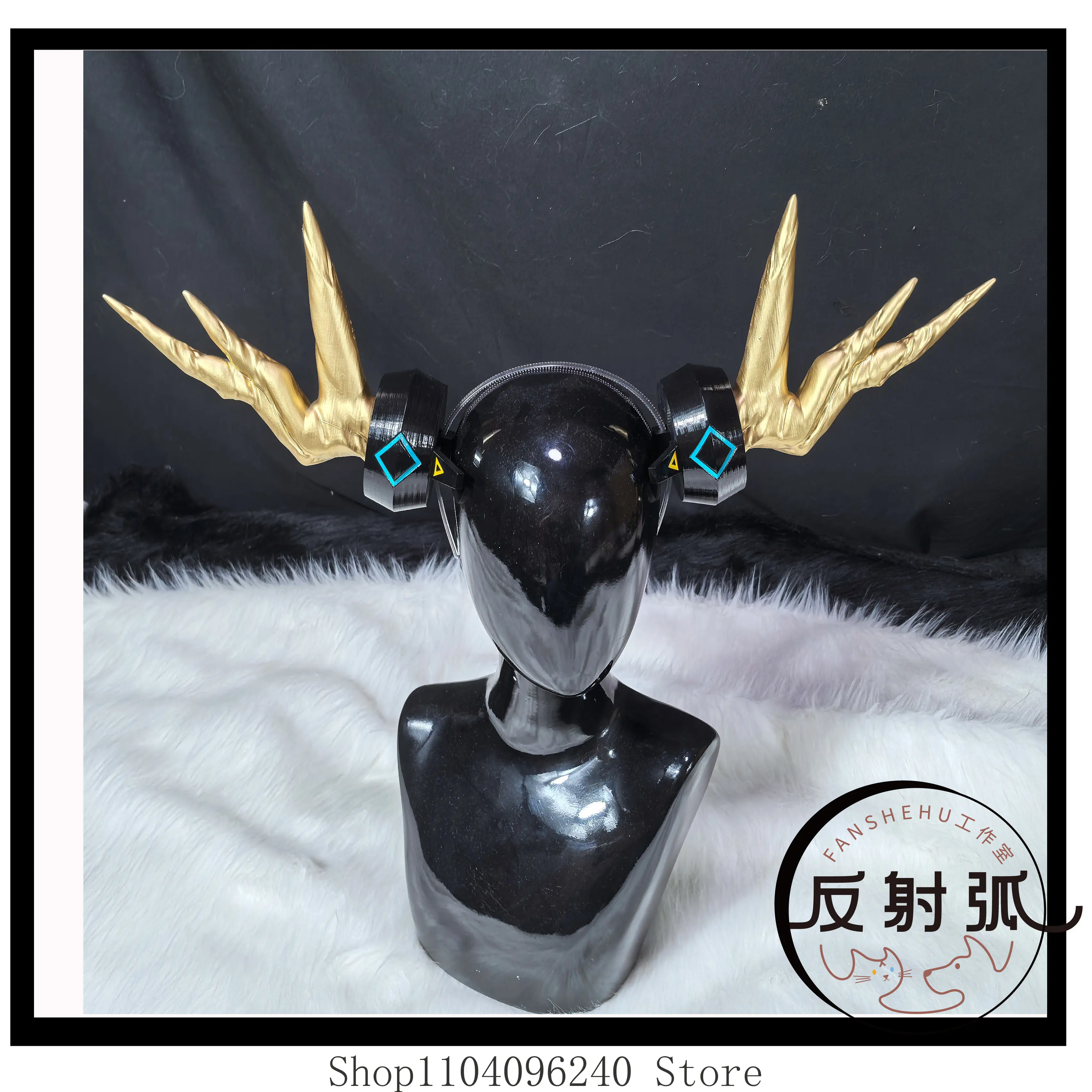 

Arknights Leizi the Thunderbringer Anime Cosplay Halloween Headwear Prop Decoration Corner Headwear Accessories