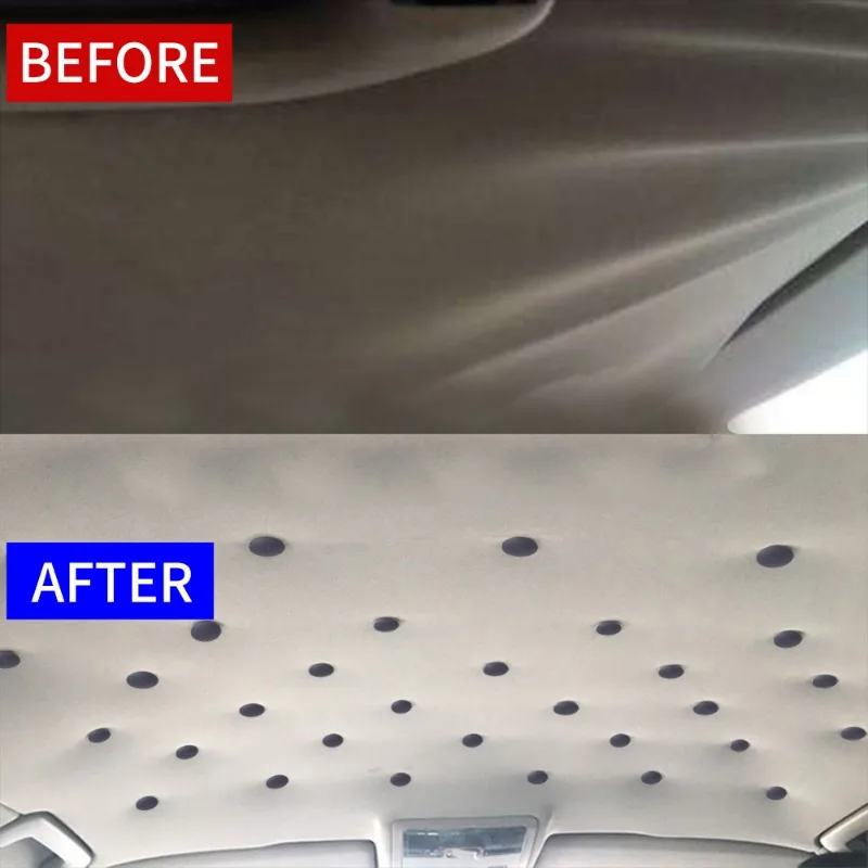 Car Interior Roof Ceiling Clip Rivet Fixing Screw Car Hole Plastic Rivet Fastener Fender Bumper Clip Car Liner Roof Fixing Clips