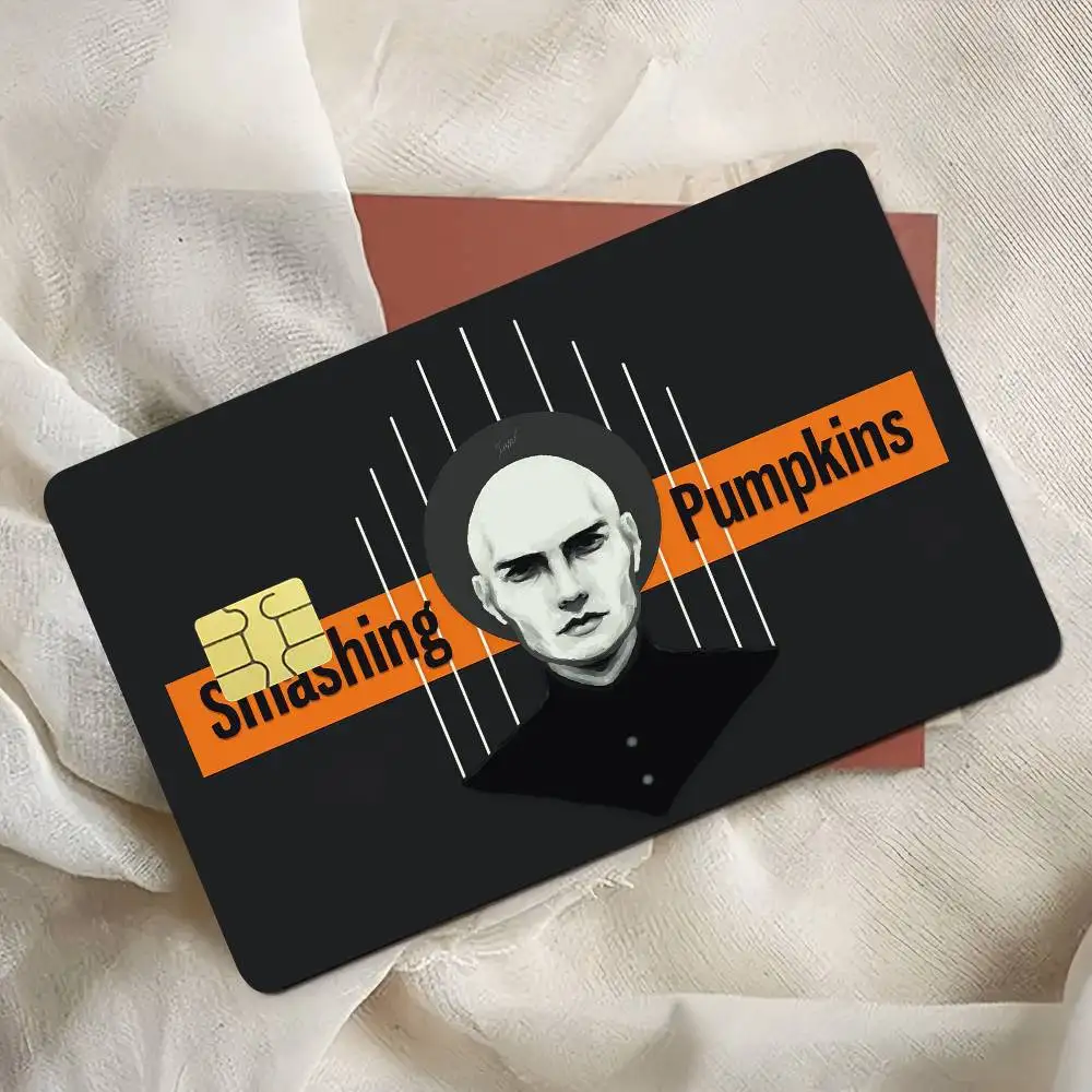 Band T-The Smashing Pumpkins Credit Card Skin Stickers For Bank Card Bus Metro Card Sticker Waterproof Gift