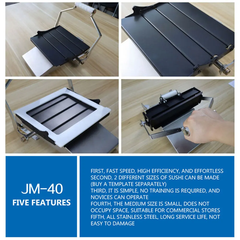 새로운 도착 수동 사각형 롤 스시 만드는 기계