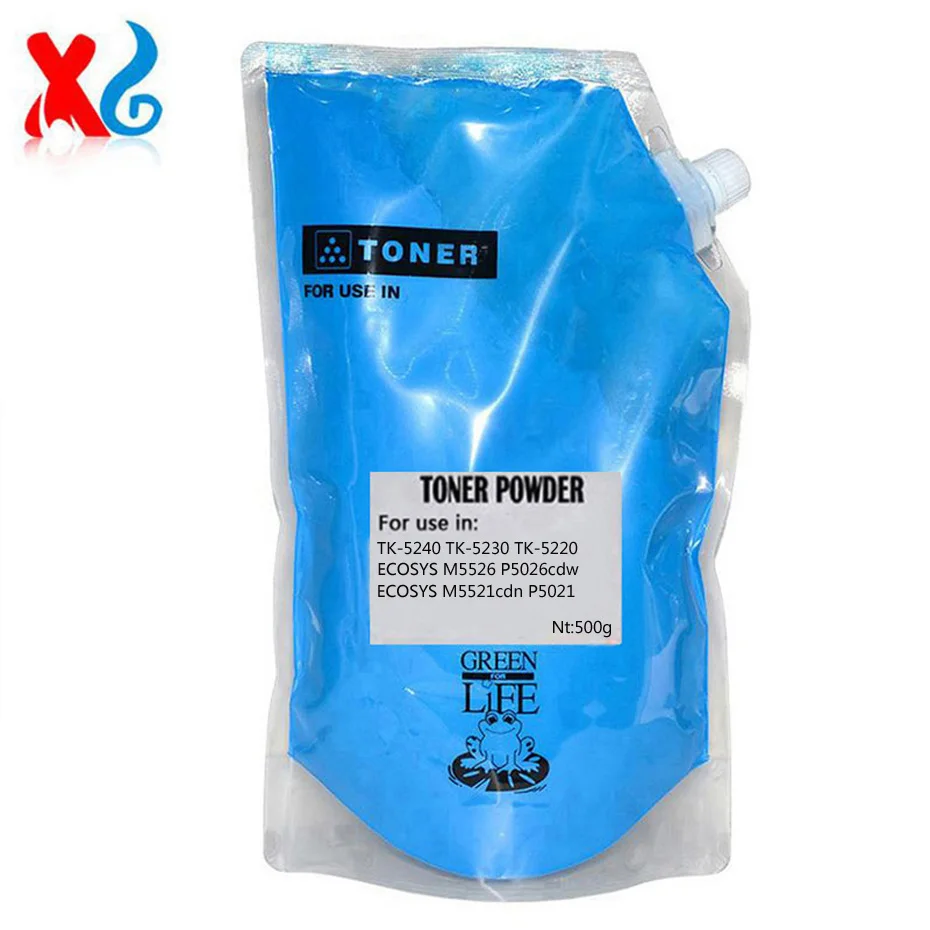 500g TK-5240 TK-5230 TK-5220 Toner Powder For Kyocera ECOSYS M5526 P5026cdw M5521cnd P5021 Japan Universal Refill Color Ink