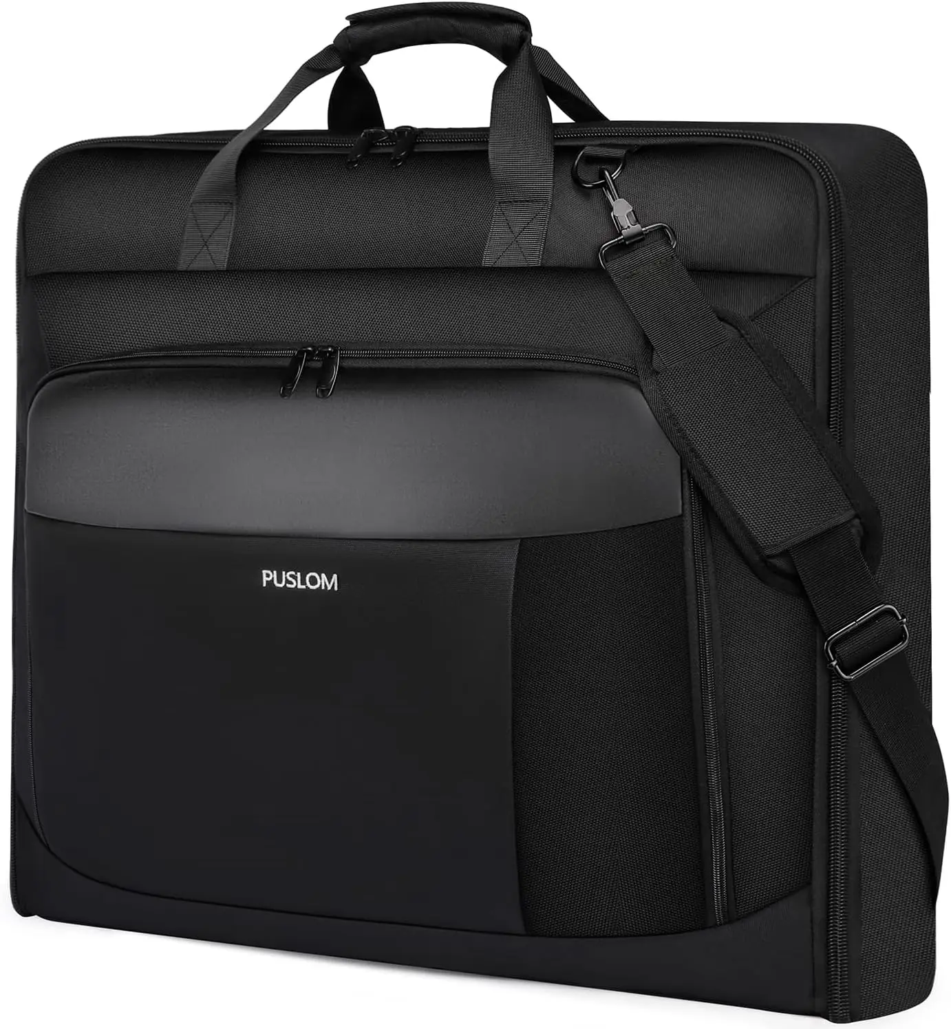

Large 40-Inch Garment Bag for Travel, Holds Up to 3 Suits and 15.6-Inch Laptop, 2-in-1 Carry-On Luggage