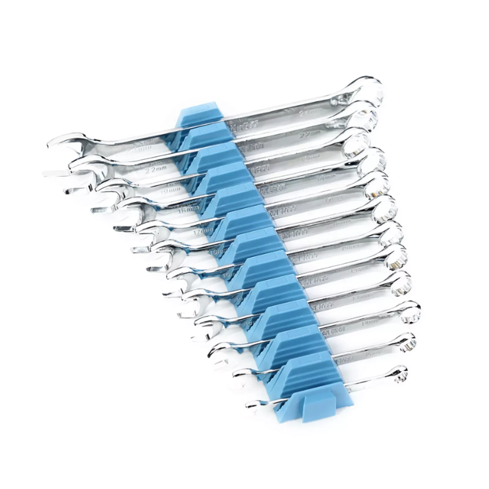 24PCS Wrench Holder Wrench Organizer Capacity Multifunctional Compact ABS Magnetic Modular Wrench Rack Holder