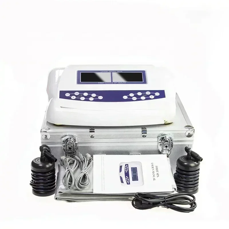 Hot SalesProfessional Dual Ion Detox Ionic Foot Bath Spa Clean, 805D LCD