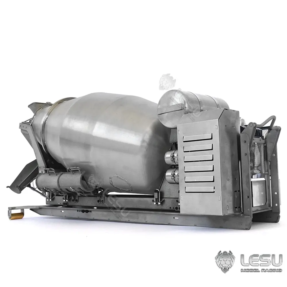 

LESU Metal Concrete Mixer With Hydraulic For 1/14 RC Hydraulic System Sub-Frame Roll On/off Full Dumper Trucks Model Kit
