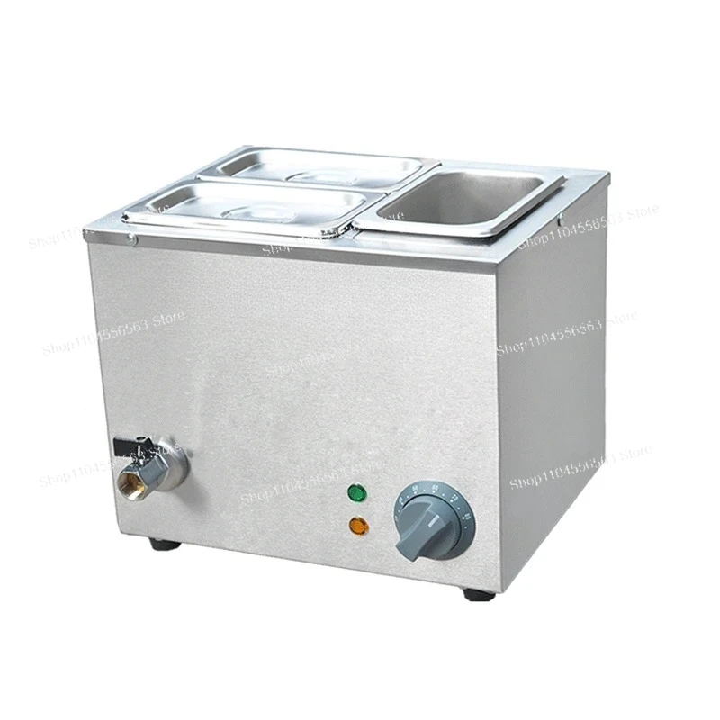 

Коммерческий плавильный шоколад, трехцилиндровый электрический шоколадный фонтан, фондю, машина для плавления горячего шоколада, 1 шт.