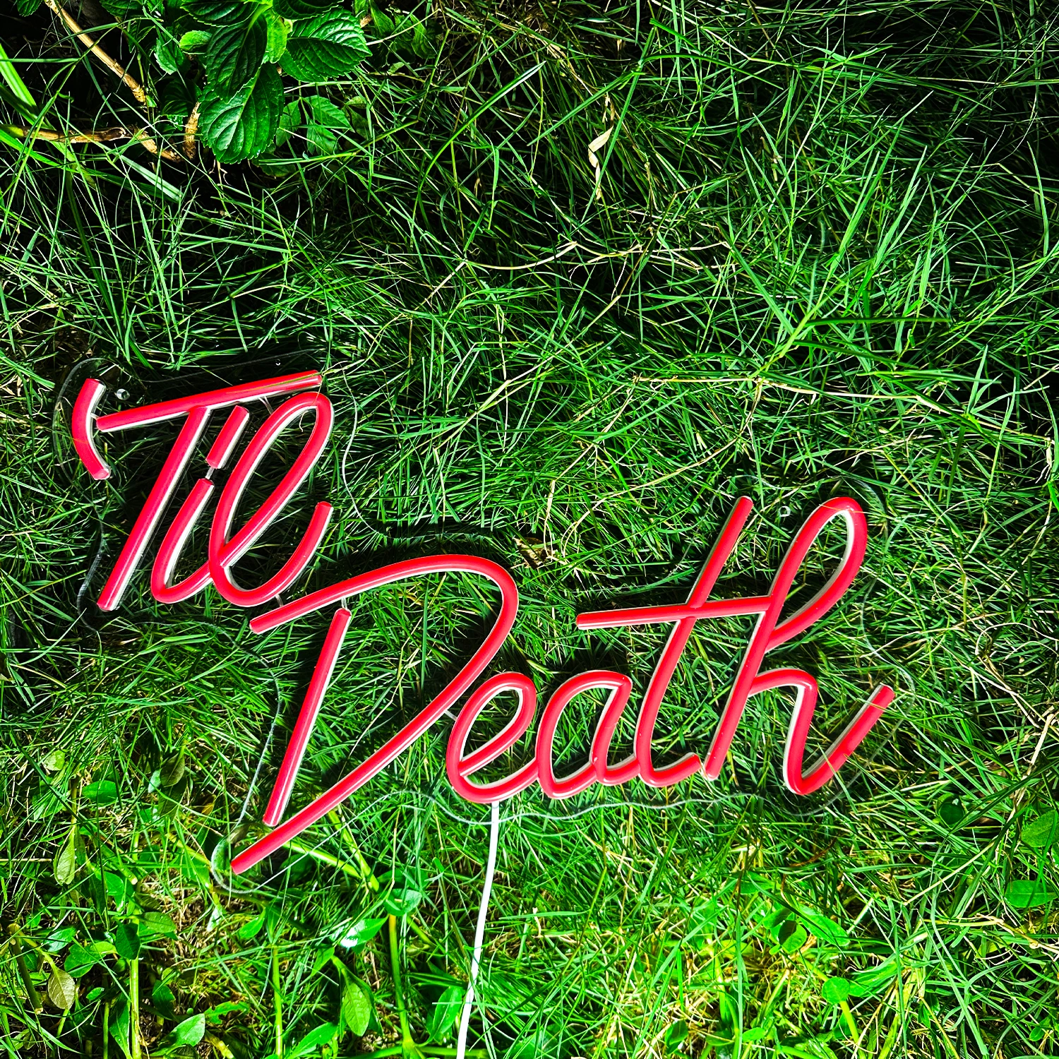 Til Death Neon Sign Wedding Sign Led Neon Sign Custom Home Neon Sign Room Wall Decoration Bedroom Lighting Valentine\'s Day Gift