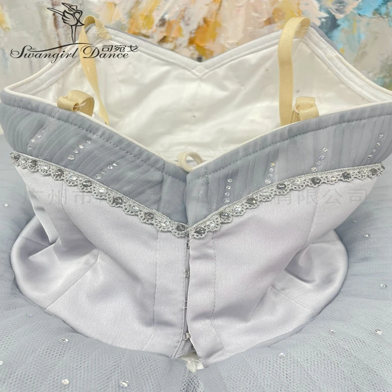 새로운 색상 실버 요정 투투 발레 클래식 공연 의상 발레 투투 BT4433