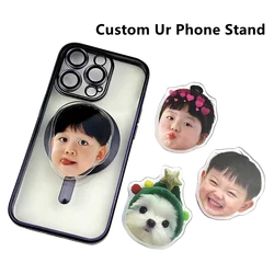 Custom Photos Cellphone Holder Standee Cartoon Anime Mobile Phone Airbag Standing Rotatable Decompression Grip Telephone Stand