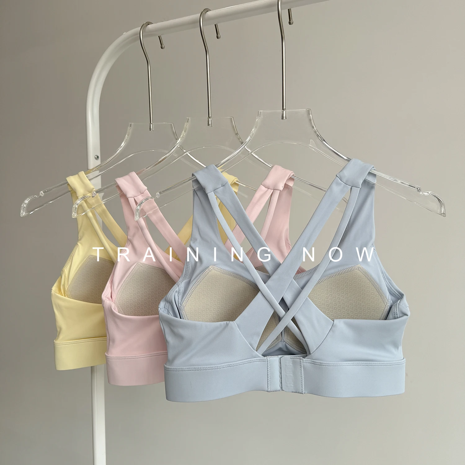 

High-intensity sports bra for women one-piece back-beautiful yoga bra shock-proof and sagging running push-up fitness vest