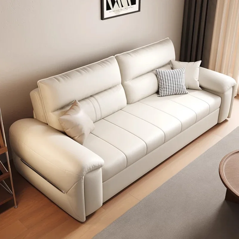 

Leather Nordic Modern Sofas Bed Minimalist Recliner Sleep Designer Floor Sofa Foldable Loveseat Woonkamerbanken Furniture Home