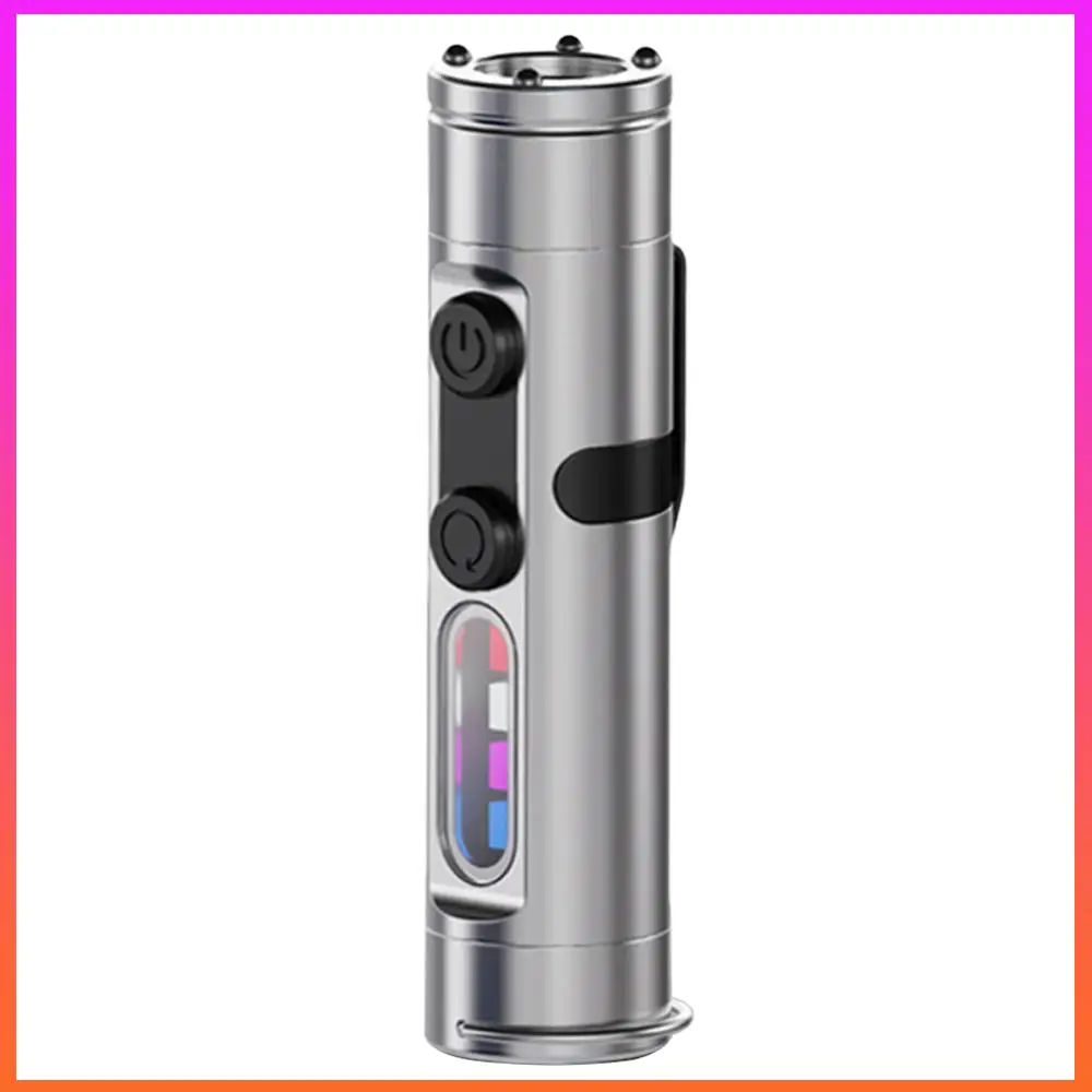 مصباح يدوي تكتيكي LED مقاوم للماء في حالات الطوارئ مع 3 أوضاع مصباح يدوي فائق السطوع للمصابيح الأمامية والتخييم في الهواء الطلق في حالات الطوارئ #2