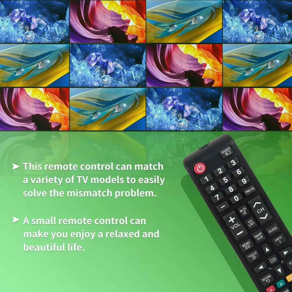 New BN59 01199F Universal Remote Control For Samsung SMART TV UN32J4500AFXZA UN50J6200AFXZA UN65JU640DAFXZA