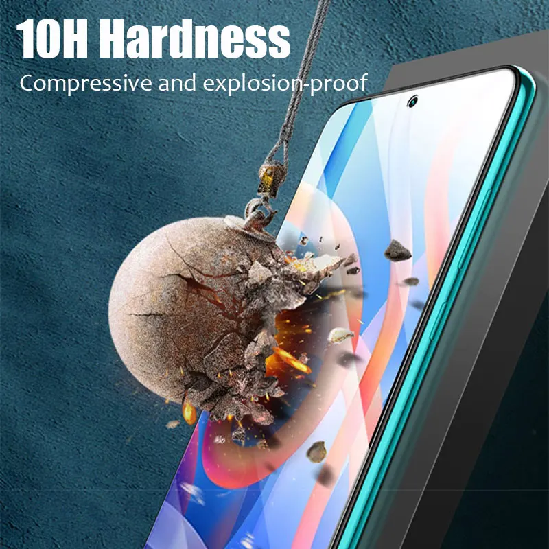 3PCS Protective Glass for Poco X6 X5 X4 X3 Pro X3 NFC M5S M5 Film Screen Protector for Xiaomi Poco M6 M5 M4 M3 Pro 5G Glass