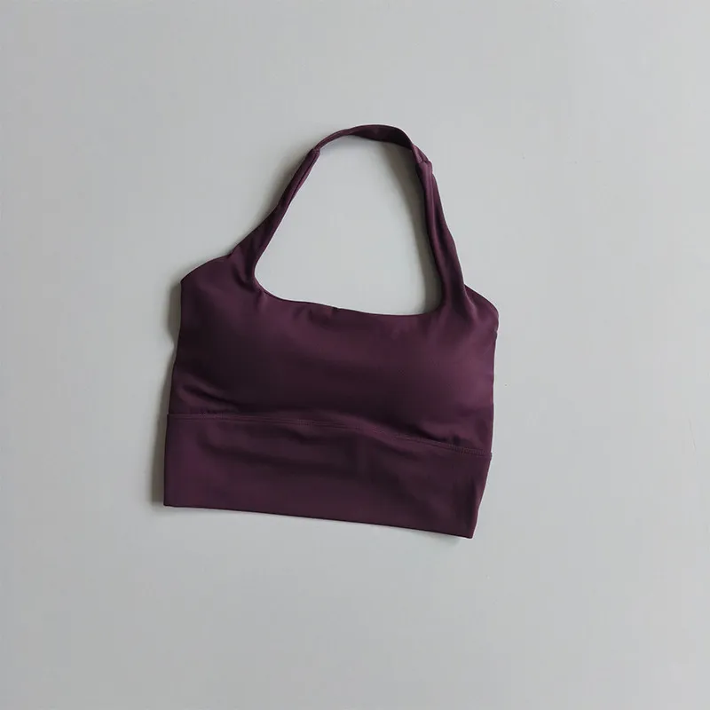 Neues Neckholder-Schönheitsrücken-Yoga-Top für Damen, Sommer, Ein-Körbchen, schnelltrocknend, Sport-Fitness-Top, Pilates-Sport-BH, Gym-Bekleidung – Detail 9