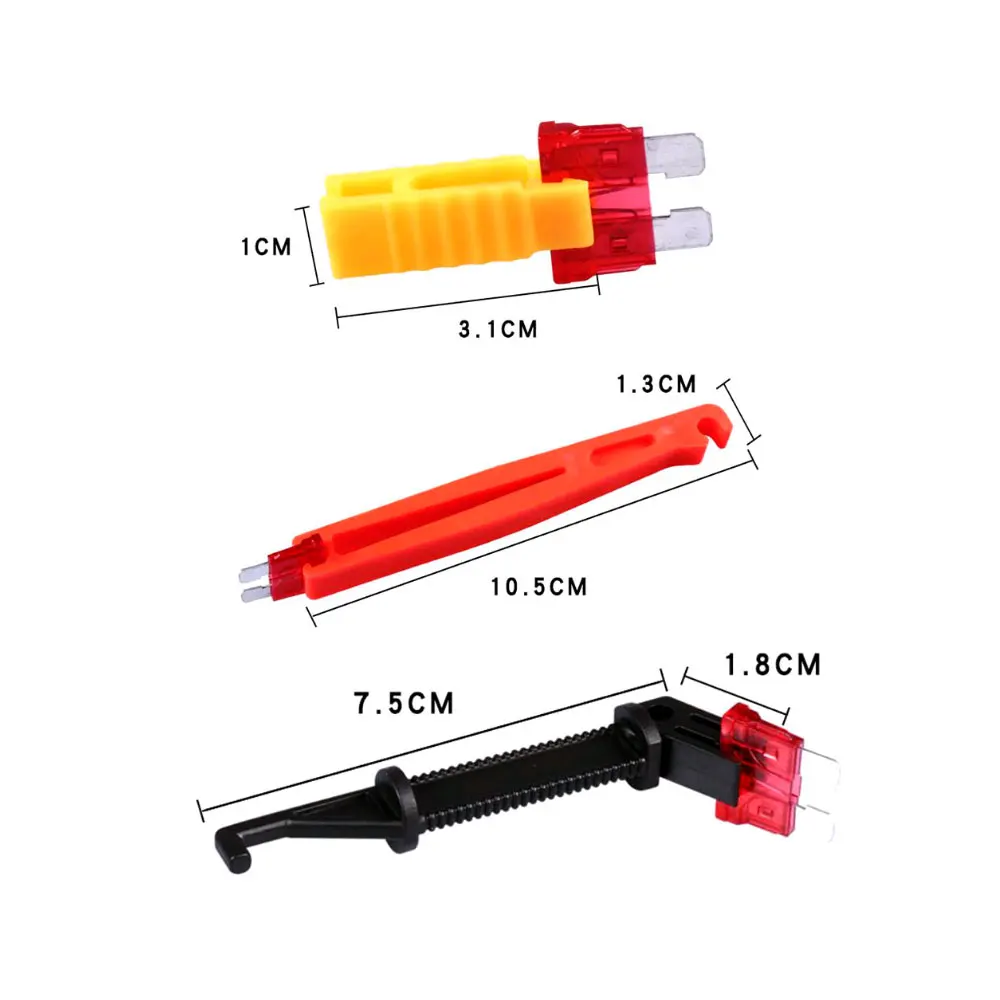 4Pcs Universal Fuse Puller Automobile Fuse Clip Extractor Removal Tool Security Accessories Car Fuse Holder Maintenance Tools