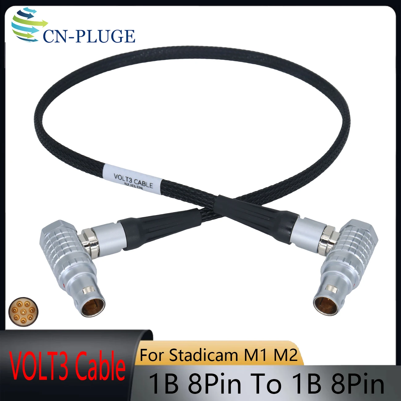 

Кабель питания и передачи данных 1B 8pin - 1B 8pin для Steadicam M1 M2 VOLT3