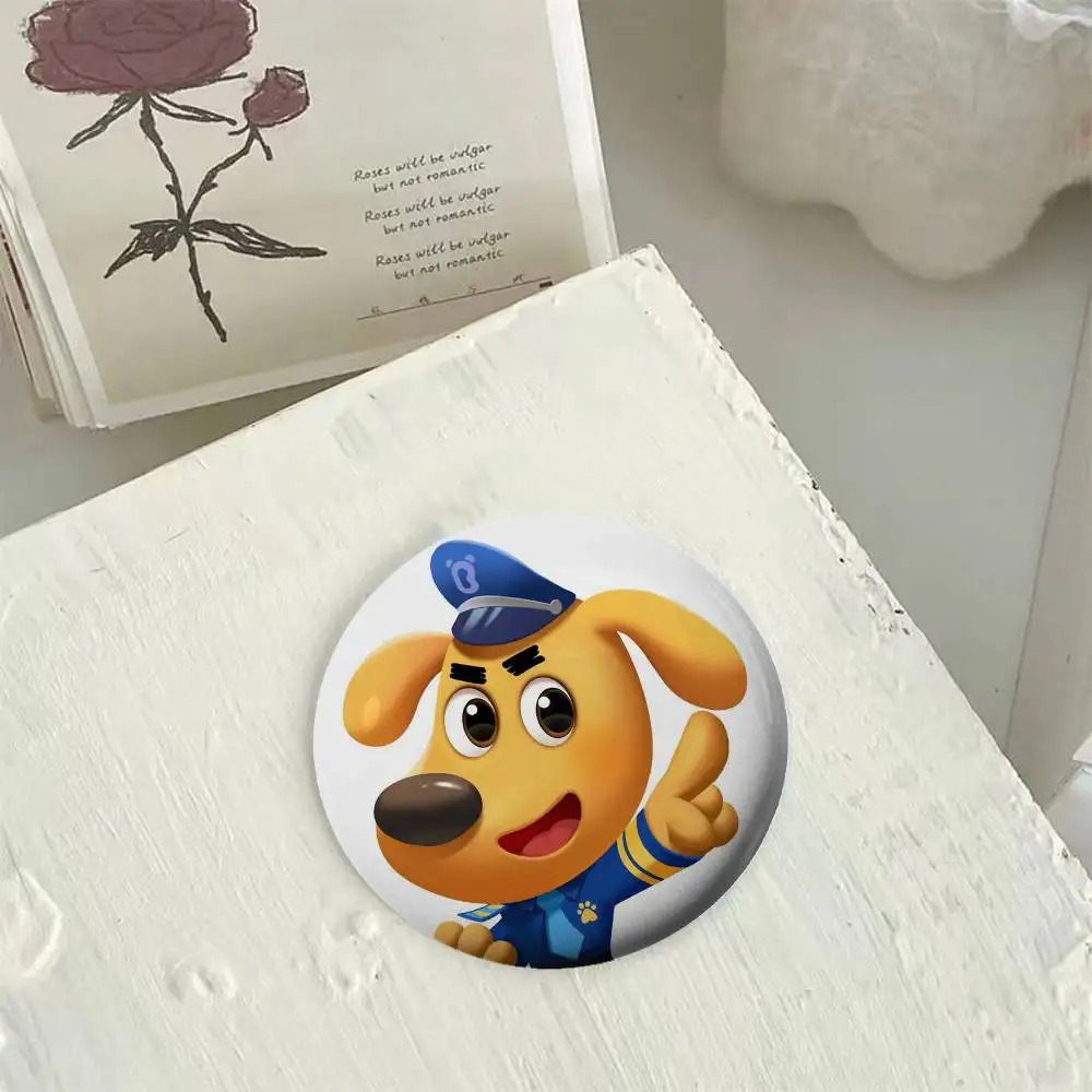 شارات شريف لابرادور صفيح لينة زر دبوس بروش شارة معدنية مخصصة مجوهرات اكسسوارات قبعة حقيبة التلبيب