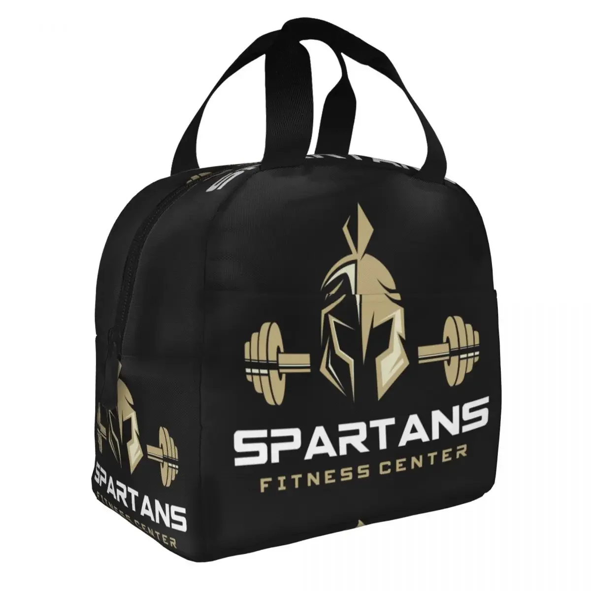 GYM Spartan Fitness Insulated Lunch Bag for Women Kids Cooler Thermal Lunch Box Work School Travel Picnic Food Container Bags