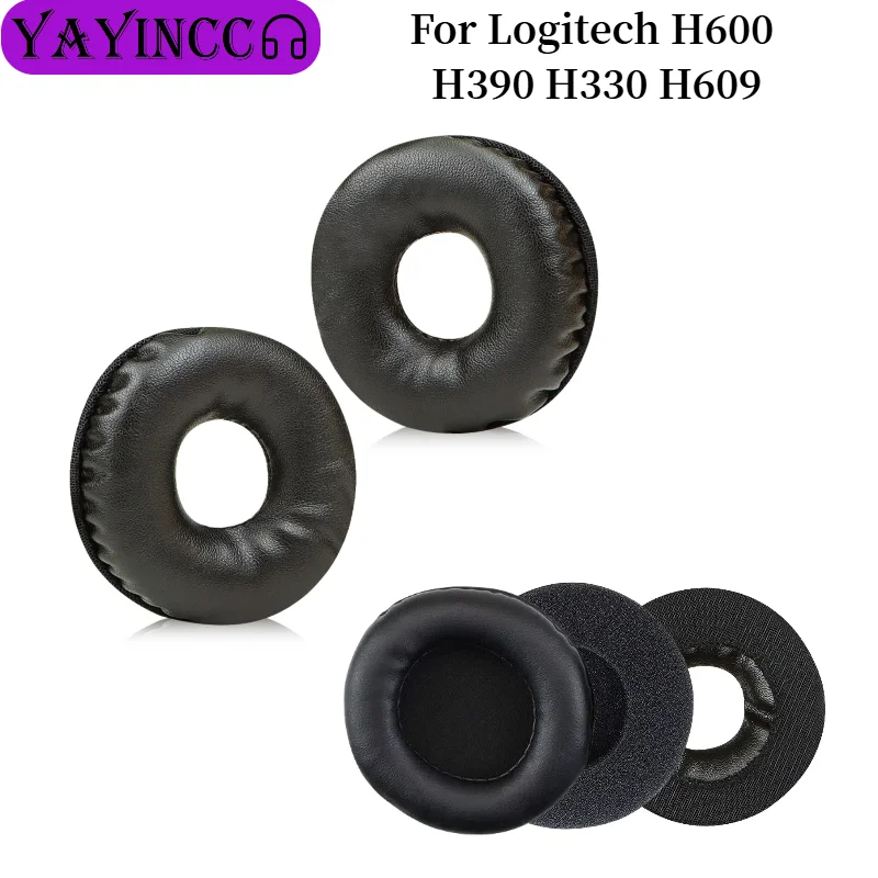 

Replacement Ear pads For Logitech H600 H390 H330 H609 Headphones Memory Foam Earmuff Earpads headset Gamer Leather case
