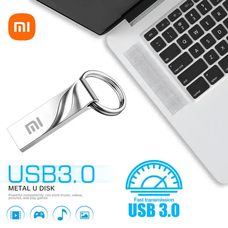 XIAOMI U Disk 2 TB USB 3.0 Typ-C-Schnittstelle USB-Laufwerk 128 GB SSD Mobiltelefon Computer Gegenseitige Übertragung Tragbarer 1 TB USB-Speicher