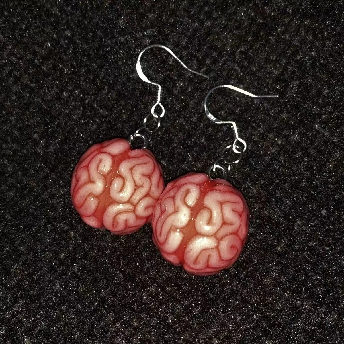 Personality Funny Brains Earrings for Men Women Halloween Earrings Brain Flower Earrings Punk Party Jewelry Accessories Gifts