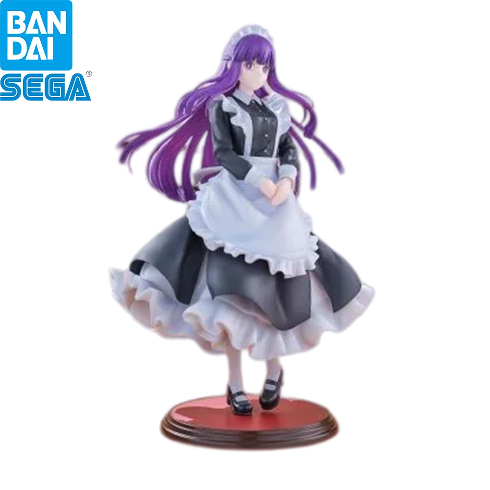 In Stock Original SEGA Frieren - Fern - Luminasta Maid Ver. Anime Painted Model Figure Toy Gift