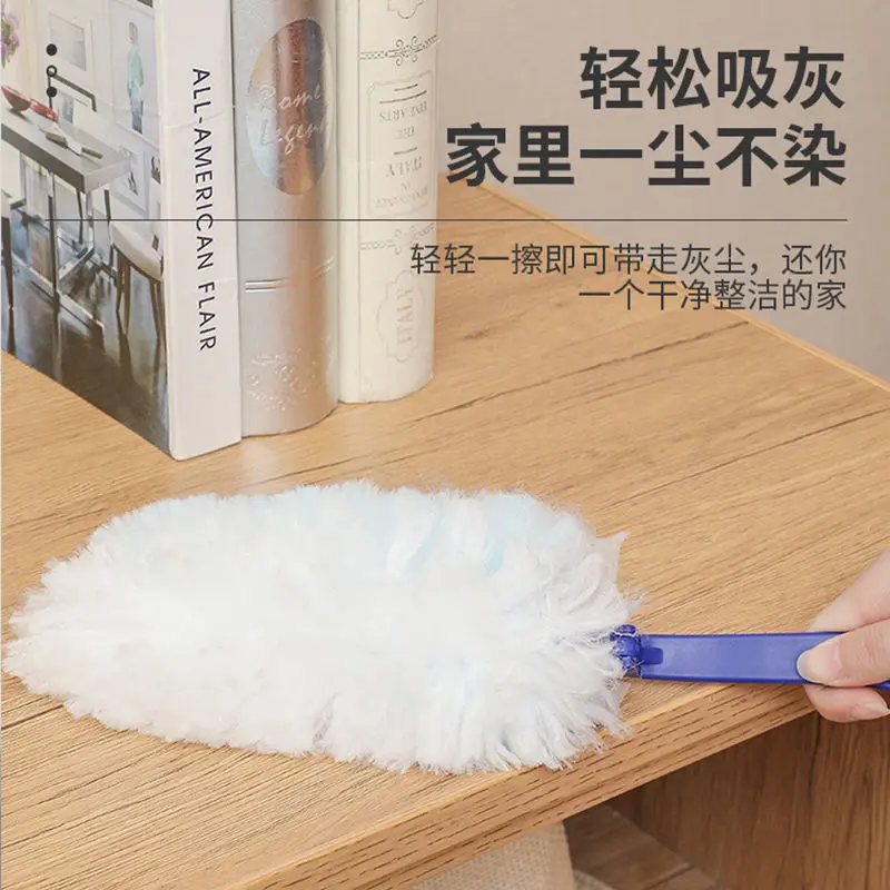 10pcs Replacement Heads Duster Disposable Short Duster Refills Bulk for Cleaning Home Office Blinds Car Surface Dust Clean Tool