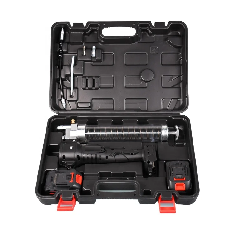 

Wholesale Cordless 24V Battery Operated Portable Grease Pump Electric Heavy Duty High Pressure Lubrication Grease Gun