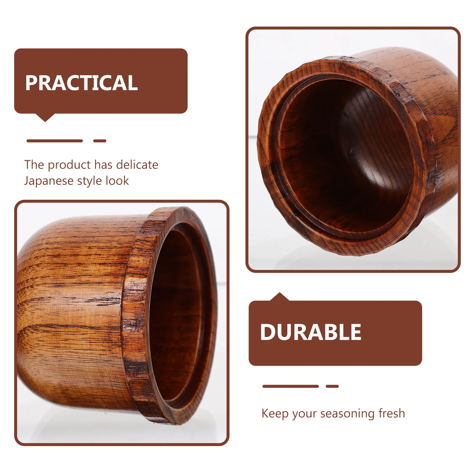 

Premium Wooden Vinegar Bottle Soy Sauce Dispenser Oil Pot Household Condiment Container Smooth Texture Easy Cleaning