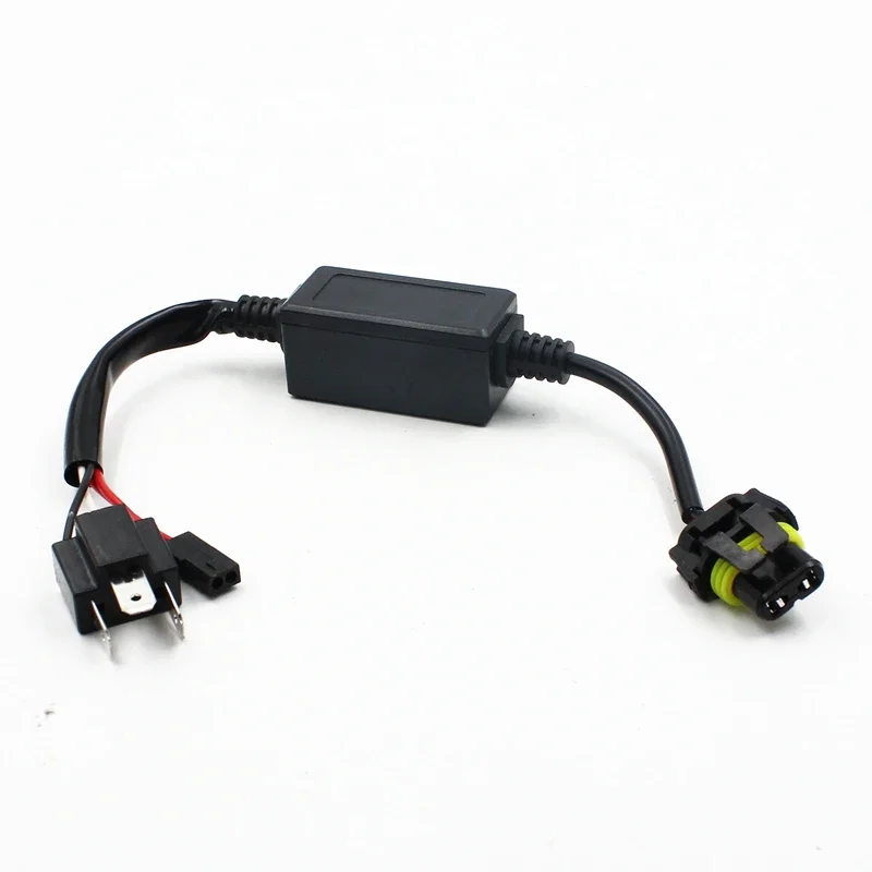 2pc H4 HID Relay Harness HI/LO bi Xenon Wiring Wire 12v auto wire adapter socket connector for h4 bi-xenon hid kit
