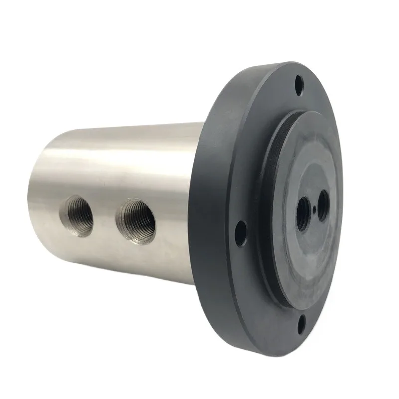 For hydraulic cylinder double circuit rotary joint, high pressure double channel rotary joint