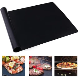 Grill Mat 60x40CM Non-Stick BBQ Grill Liners Oven Grill Foil Barbecue Liner Reusable Mat Cut to Any Size Bbq Tools Accessories