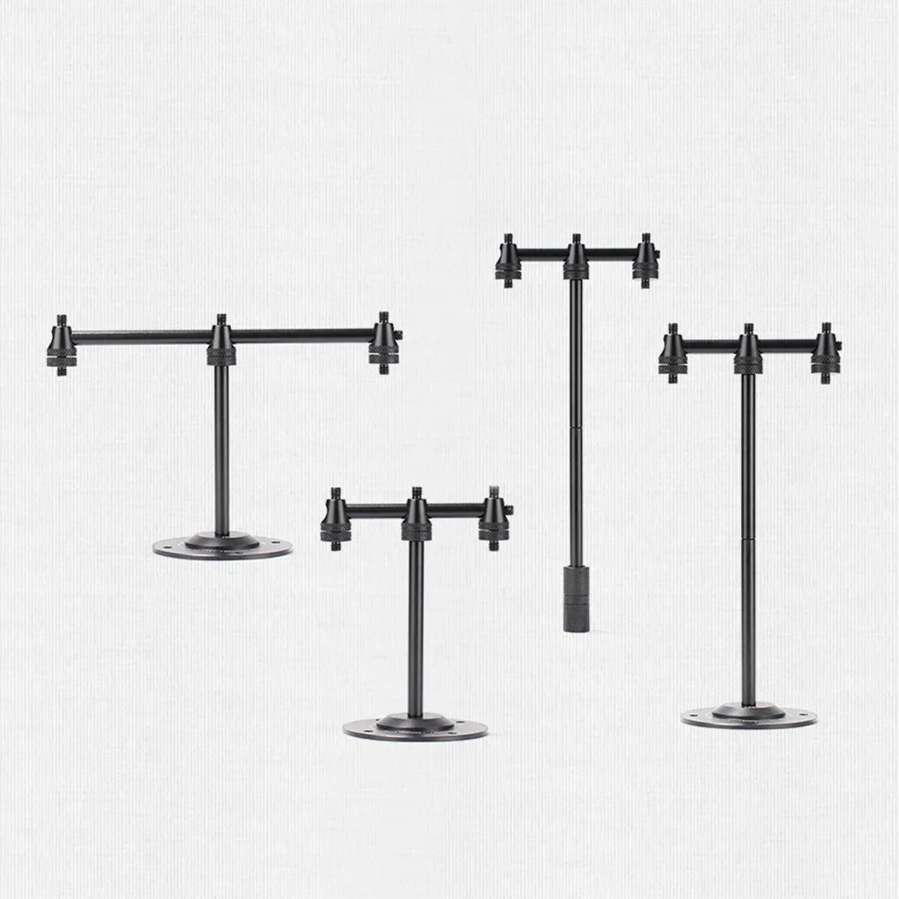 Outdoor Desktop Light Bracket Aluminum Alloy Portable Lantern Stand Stable Base For Outdoor Lighting Rack Accessories
