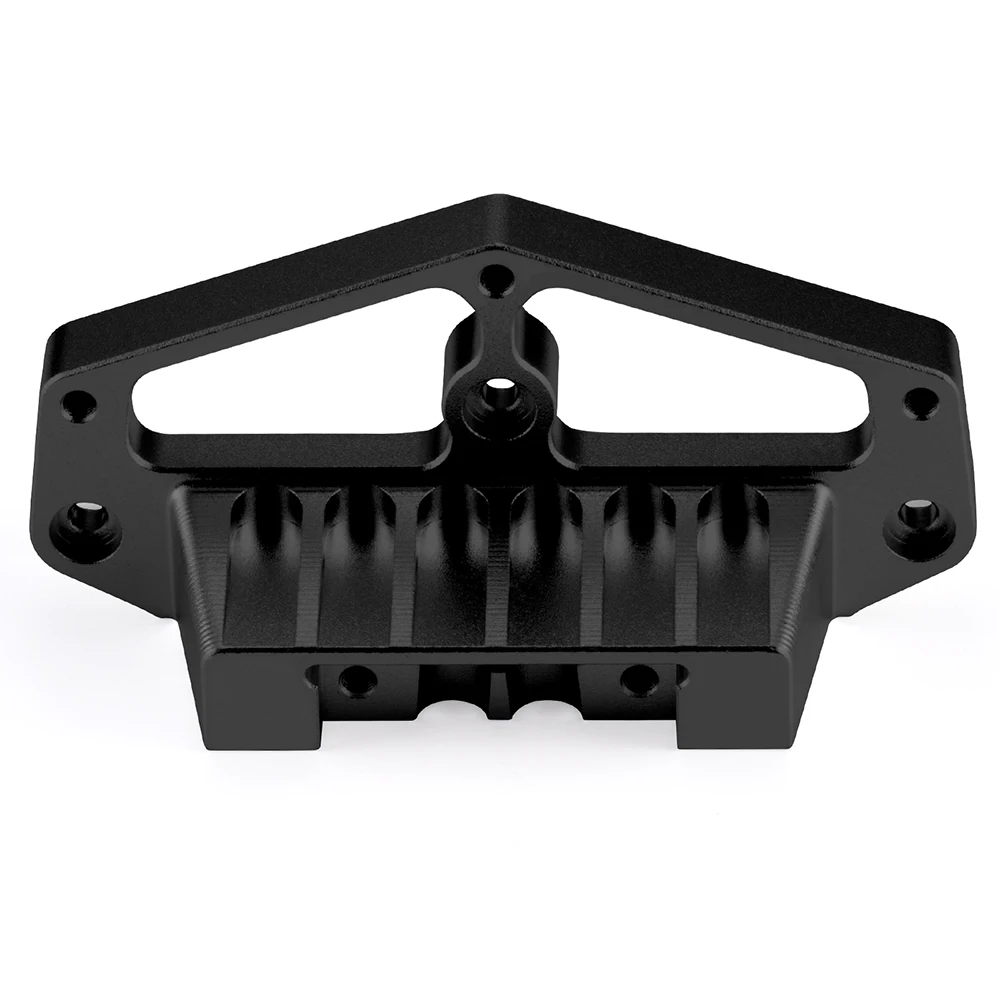 TRINOOD Soporte fijo de montaje de brazo inferior delantero de aleación de aluminio para piezas de mejora de fiambrera Tamiya 1/12