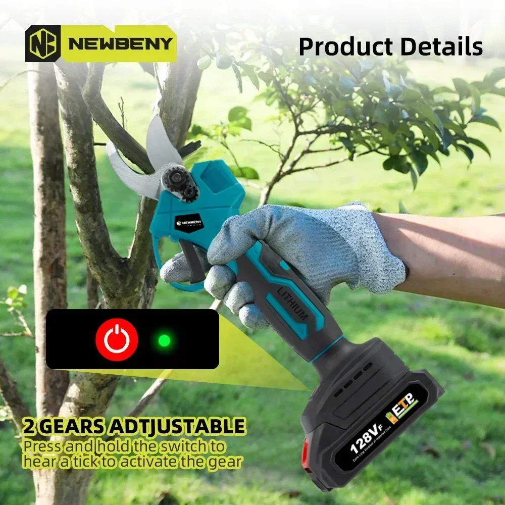 Brushless 30mm Electric Pruning Shears+6 Inch Electric Saw Set Cordless Garden Woodworking Power Tools For Makita 18V Battery