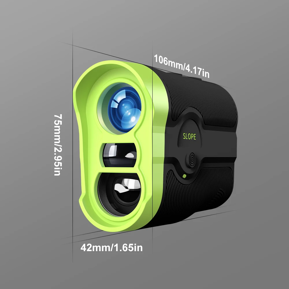 REVASRI 650YDS جهاز تحديد المدى بالليزر للجولف مع مفتاح منحدر، اهتزاز قفل العلم، جهاز قياس المسافة بالليزر من النوع C #5