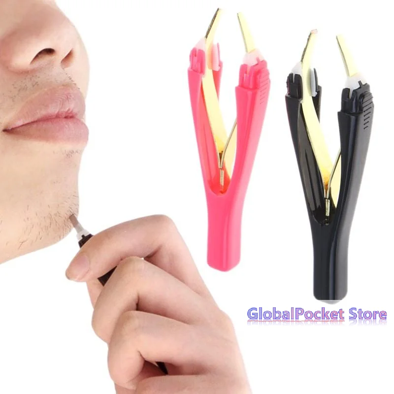 [TG823]Eyebrow Tweezer Automatic Retratable Face Hair Beard Removal Stainless Steel Anti Rust Beauty Hair Puller Makeup Tool