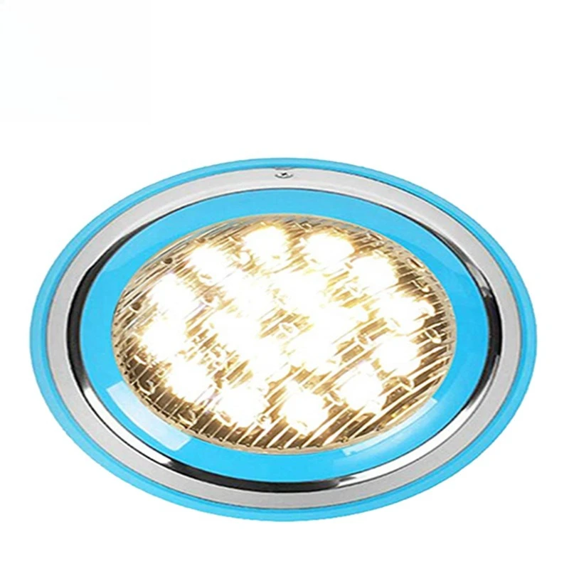 

LED swimming pool wall light, waterproof wall-mounted stainless steel underwater light, colorful remote control