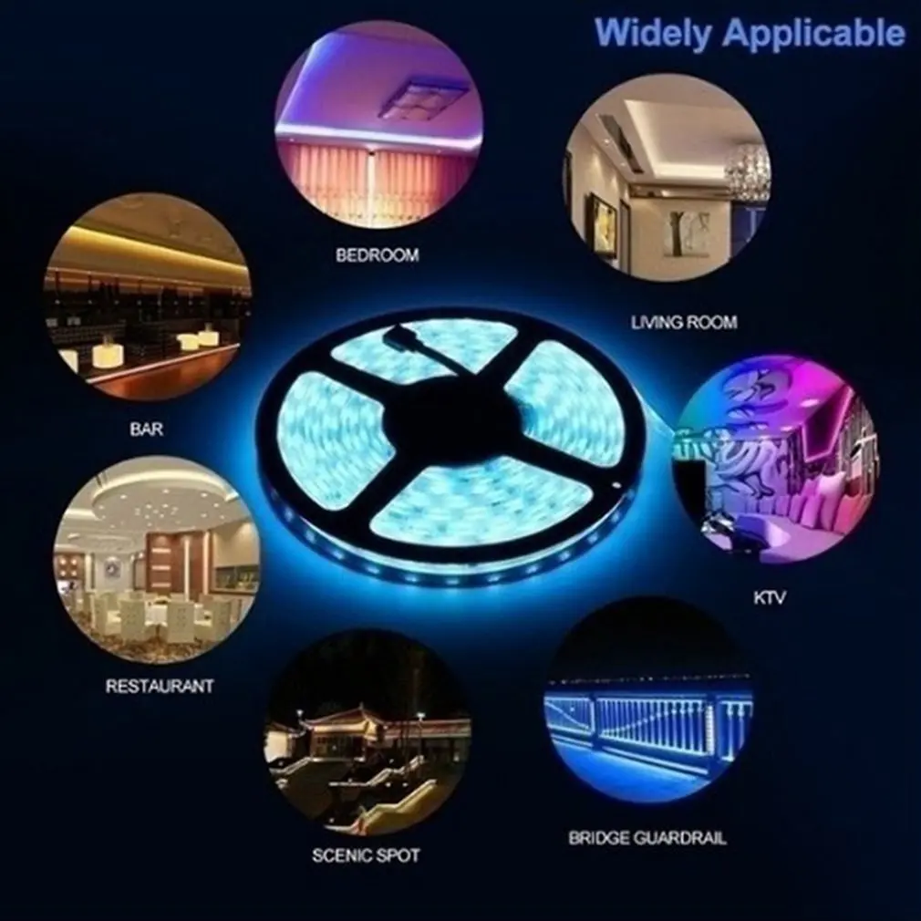 Top Selling LED Rope Light 600 Lamp + 44 Key Infrared Controller + Usb Cable Led Tape Sync With Music String Lighting New 2023