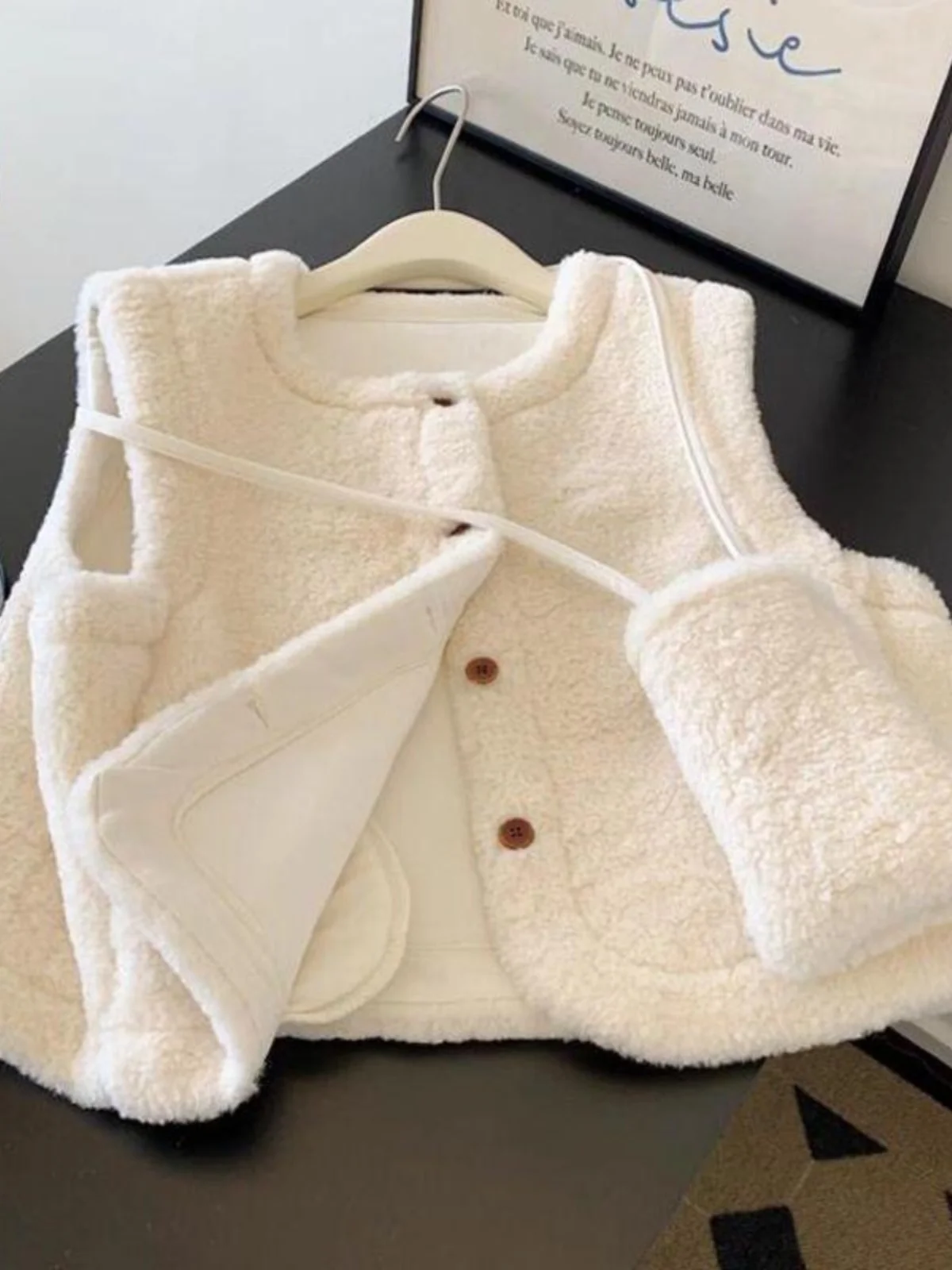 

Женский жилет Sweet Lamb Velvet Jaet Thiened, утепленный, с высокой талией, для повседневной носки, длинный, с круглым вырезом, для осени и зимы