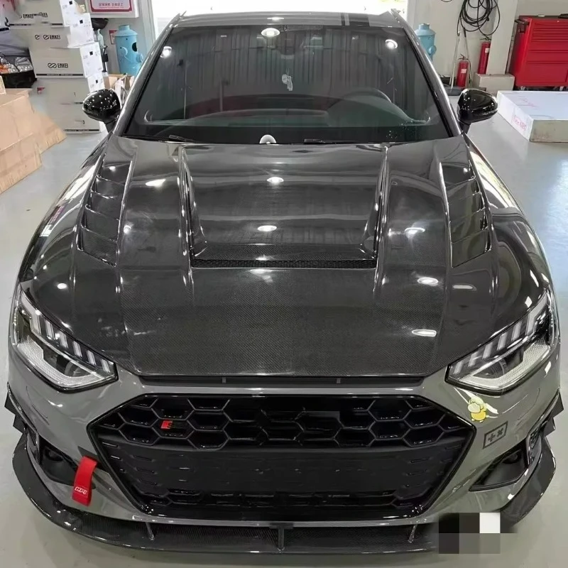

Капот премиум-класса FORAudi A4/S4 2015-2019 из углеродного волокна