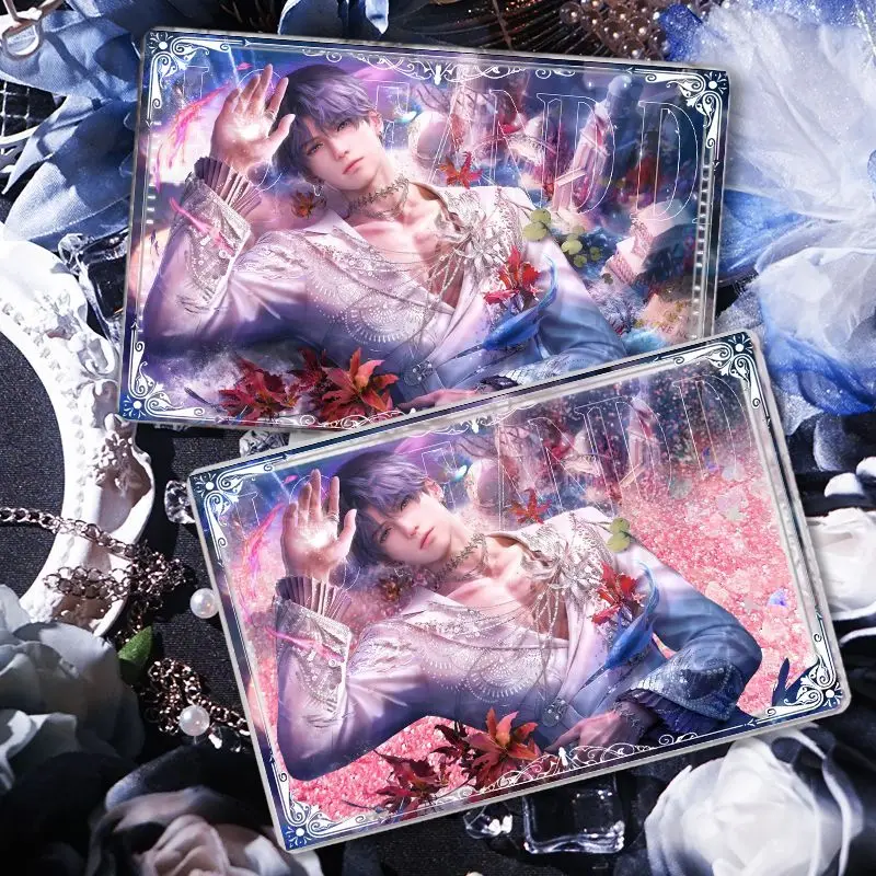 Love and Deepspace Sylus Caleb Xavier Zayne Rafayel Cartoon Acryl Treibsand Brick Kreative Spiel-Peripherie Desktop-Ornamente